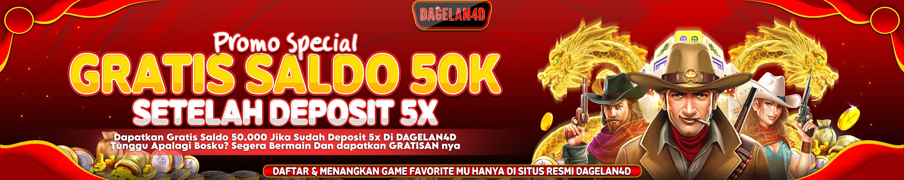 DEPO 5X GRATIS 1X